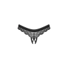 Figi otwarte koronkowe Chemeris Obsessive czarne M/L