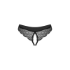 Figi otwarte koronkowe Chemeris Obsessive czarne M/L