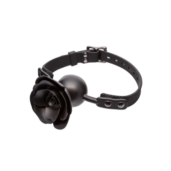 Removable Rose Gag Black