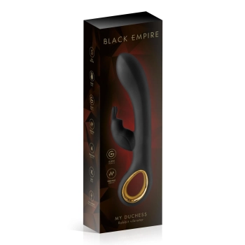 RABBIT MY DUCHESS BLACK EMPIRE VIBRATOR