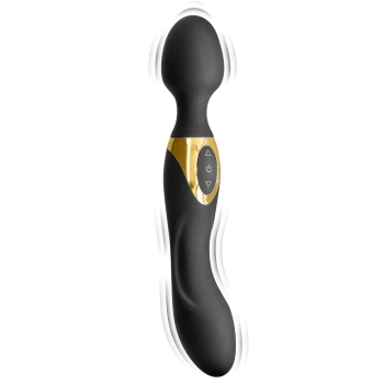Wibrator wand My Goddess Black Empire czarny USB 22,5 cm