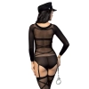 POLICE OUTFIT 5 PCS BLACK TU (Size: TU)