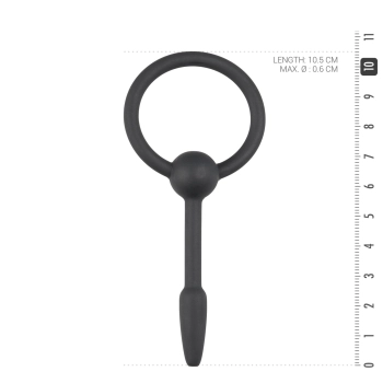 Penis plug silikonowy mały z uchwytem Sinner Gear