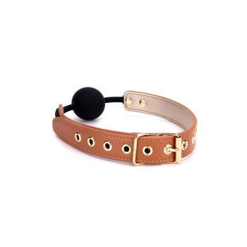 Knebel Blaze Elite koniakowy silikonowy 4,7 cm