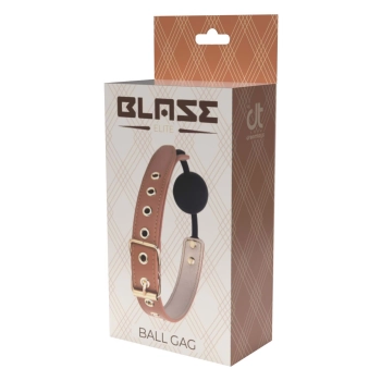 Knebel Blaze Elite koniakowy silikonowy 4,7 cm