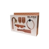 Zestaw BDSM Blaze Elite Dream Toys cognac ze skóry wegańskiej