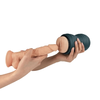 Masturbator Adrien Lastic Siltex Ultra M01 turkusowy 19 cm