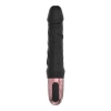 Wibrator realistyczny Driller De Luxe Power Escorts czarny USB 21 cm