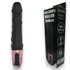 Wibrator realistyczny Driller De Luxe Power Escorts czarny USB 21 cm
