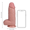 Dildo realistyczne RealRock extra grube z moszną 23 cm