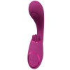 Gen - Rechargeable Triple Action G-Spot Vibrator with Pulse Wave  and Vibrating Bristles - Pink