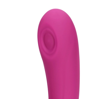 Gen - Rechargeable Triple Action G-Spot Vibrator with Pulse Wave  and Vibrating Bristles - Pink