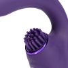 Gen - Rechargeable Triple Action G-Spot Vibrator with Pulse Wave  and Vibrating Bristles - Purple