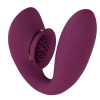 Twitch 3 - Rechargeable Vibrator & Suction - Silicone - 10 Speed - Burgundy