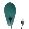 Twitch 3 - Rechargeable Vibrator & Suction - Silicone - 10 Speed - Forest Green