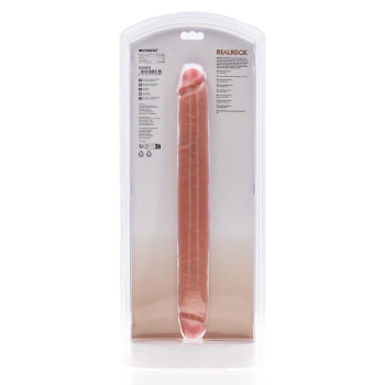 Podwójne dildo RealRock Slim 36 cm