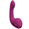 Riko - Rechargeable Triple Action Thumper with Advanced Finger Motion & Pulse Wave Stimulator - Pink