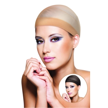 Zestaw siatek pod peruki World Wigs czarny i cielisty