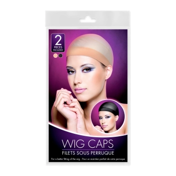 Zestaw siatek pod peruki World Wigs czarny i cielisty