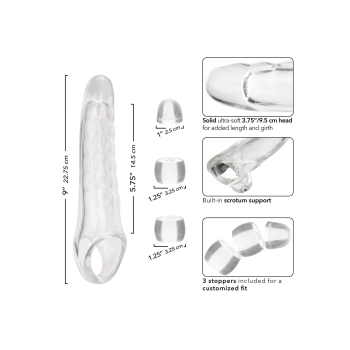Przedłużka na penisa Performance Maxx transparentna 23 cm