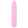 Mini wibrator Cuties silikonowy różowy USB 10,5 cm