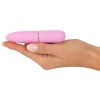 Mini wibrator Cuties silikonowy różowy USB 10,5 cm