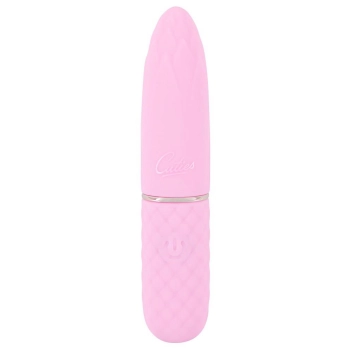 Mini wibrator Cuties silikonowy różowy USB 10,5 cm