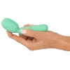 Wibrator mini Cuties zielony silikonowy USB 13 cm