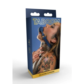 Knebel silikonowy Taboom niebieski 64 cm