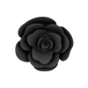 Small Rose Anal Plug Black