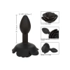 Small Rose Anal Plug Black