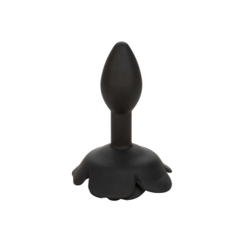 Small Rose Anal Plug Black