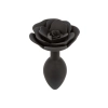 Korek analny silikonowy Calexotics Forbidden Rose duży czarny