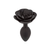 Korek analny silikonowy Calexotics Forbidden Rose duży czarny