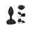 Korek analny silikonowy Calexotics Forbidden Rose duży czarny