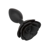 Korek analny silikonowy Calexotics Forbidden Rose duży czarny