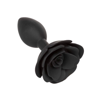 Korek analny silikonowy Calexotics Forbidden Rose duży czarny