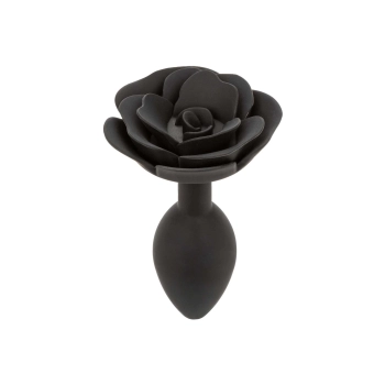 Korek analny silikonowy Calexotics Forbidden Rose duży czarny