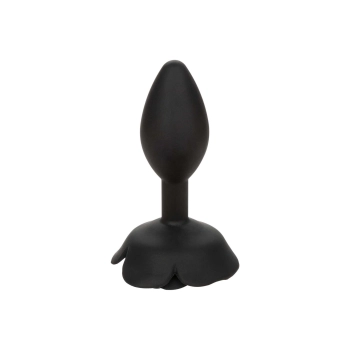 Korek analny silikonowy Calexotics Forbidden Rose duży czarny