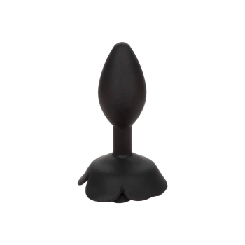 Korek analny silikonowy Calexotics Forbidden Rose duży czarny