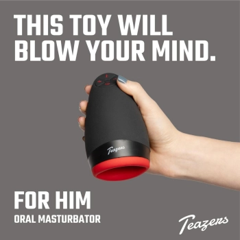 Masturbator wibrujący rozgrzewający Teazers silikonowy USB