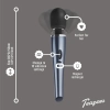 Masażer wibracyjny czarny Teazers Lightning