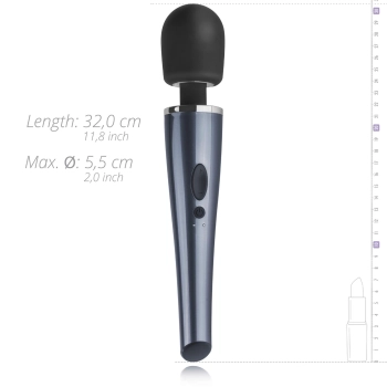 Masażer wibracyjny czarny Teazers Lightning