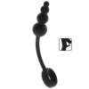 Anal Snake Plug & Penis Ring Black