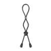 Adjustable double loop cockring