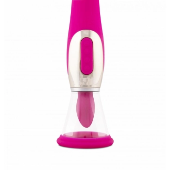 Pleasure Pump With G-Spot Vibrator - Pink