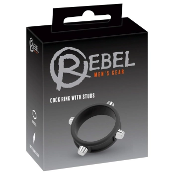 Rebel Cock Ring with Studs