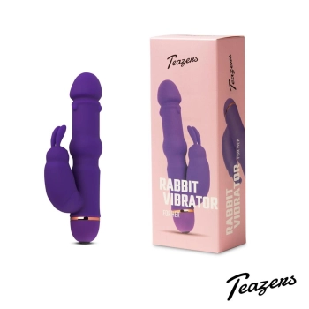 Teazers Silicone Rabbit Vibrator - Purple