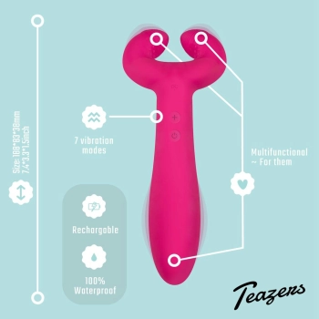 Wibrator podwójny dla par Teazers USB