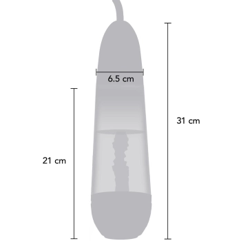 Pompka do penisa Fusion X z powiększającym rękawem 30,5 cm